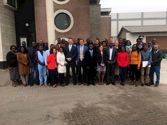 Transboundary oil spill response exercise between Angola and Namibia