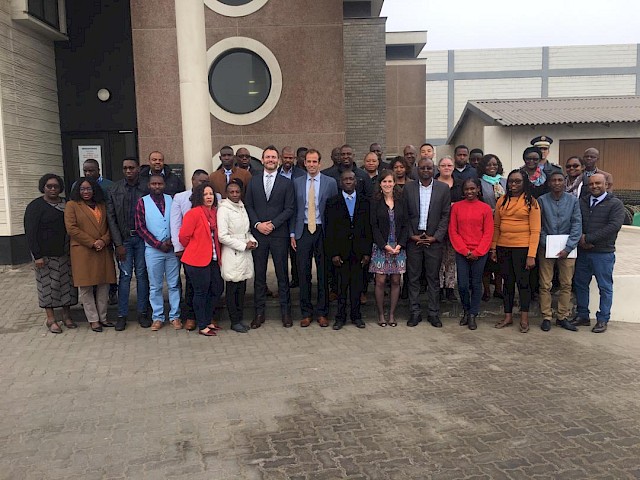 Exercice transfrontalier entre la Namibie et l'Angola